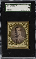 1909 T204 Ramly Tobacco Harry Lord SGC VG 40 - T.T.T. Advertisement