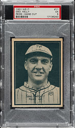 1931 W517 #11 George Kelly Cincinnati PSA EX 5