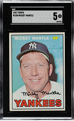 1967 Topps #150 Mickey Mantle SGC EX 5