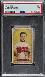 1911-1912 C55 Imperial Tobacco Hockey #31 Arthur Ross PSA POOR 1