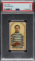 1911-1912 C55 Imperial Tobacco Hockey #4 Joe Malone Rookie PSA FAIR 1.5