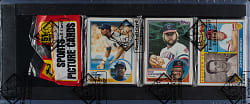 1983 Topps Unopened Rack Pack - Johnny Bench Super Veteran on Top - BBCE