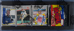 1989 Fleer Unopened Rack Pack - Ken Griffey Jr. Rookie on Top - BBCE