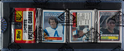 1983 Topps Football Unopened Rack Pack - Marcus Allen Rookie on Top - BBCE