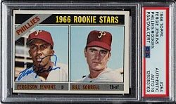 Signed 1966 Topps #254 Fergie Jenkins Rookie PSA/DNA GEM MINT 10