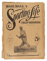 1913 Sporting Life Newspaper with Frank "Home Run" Baker
