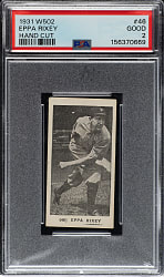 1931 W502 #46 Eppa Rixey PSA GOOD 2