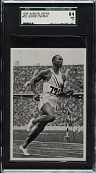 1936 Sammelwerk #32 Jesse Owens SGC NM 84