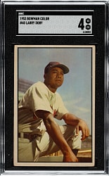 1953 Bowman Color #40 Larry Doby SGC VG/EX 4