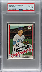 1978 Topps Unopened Cello Pack PSA GEM MINT 10