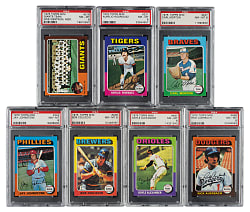 1975 Topps Mini PSA NM-MT 8 Collection (7)