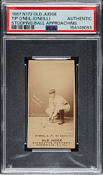 1889 N172 Old Judge James "Tip" O'Neill PSA Authentic