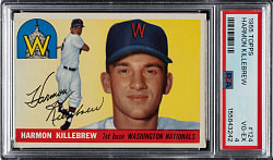 1955 Topps #124 Harmon Killebrew Rookie PSA VG-EX 4