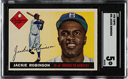 1955 Topps #50 Jackie Robinson SGC EX 5