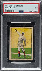 1911-1914 D304 Brunners Bread Hal Chase PSA POOR 1