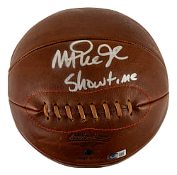 Magic Johnson Signed Basketball with "Showtime" Inscription - Beckett