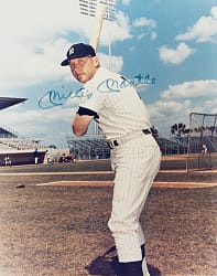 Mickey Mantle Signed Photograph - JSA