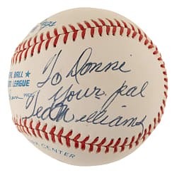 Ted Williams Single-Signed Baseball - PSA/DNA