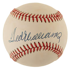 Ted Williams Single-Signed Baseball - JSA