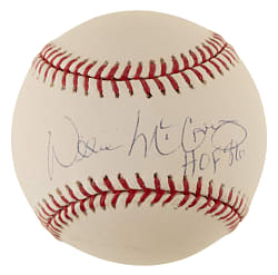 Willie McCovey Single-Signed Baseball with "HOF 86" Inscription PSA/DNA MINT+ 9.5