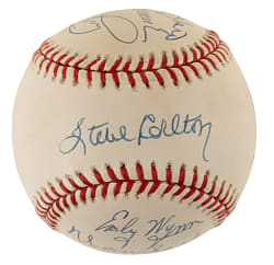 300 Win Club Multi-Signed Baseball with 8 Signatures - PSA/DNA