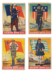 1933 R142 Goudey "Soldier Boys" Complete Set (24)