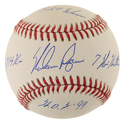 Nolan Ryan Single-Signed Baseball with Multiple Inscriptions - PSA/DNA