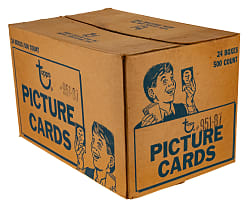 1987 Topps Factory-Sealed Unopened Vending Case (24 Boxes) - Barry Bonds Rookie Year