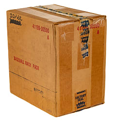 1989 Fleer Factory-Sealed Unopened Rack Pack Case (3 Boxes, 72 Packs)