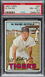 1967 Topps #30 Al Kaline PSA NM-MT+ 8.5