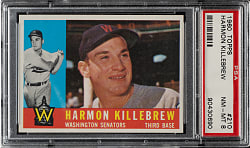 1960 Topps #210 Harmon Killebrew PSA NM-MT 8