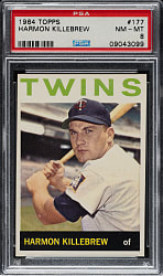 1964 Topps #177 Harmon Killebrew PSA NM-MT 8