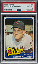 1965 Topps #400 Harmon Killebrew PSA NM-MT 8