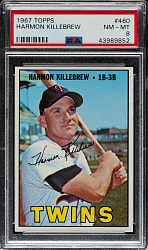 1967 Topps #460 Harmon Killebrew PSA NM-MT 8