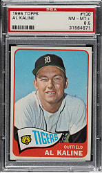 1965 Topps #130 Al Kaline PSA NM-MT+ 8.5
