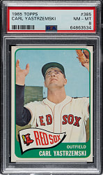 1965 Topps #385 Carl Yastrzemski PSA NM-MT 8
