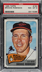 1965 Topps #150 Brooks Robinson PSA NM-MT 8