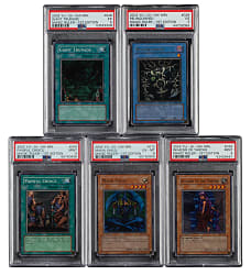 2002 Yu-Gi-Oh! Magic Ruler 1st Edition Holographic PSA-Graded Collection (5)