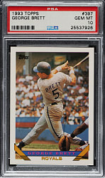 1993 Topps #397 George Brett PSA GEM MINT 10
