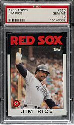 1989 Topps #245 Jim Rice PSA GEM MINT 10
