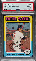 1975 Topps #280 Carl Yastrzemski PSA MINT 9