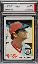 1978 Topps #40 Carl Yastrzemski PSA MINT 9