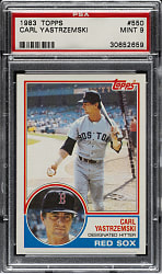 1983 Topps #550 Carl Yastrzemski PSA MINT 9