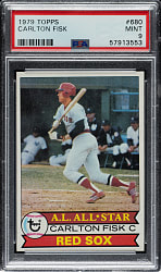 1979 Topps #680 Carlton Fisk PSA MINT 9