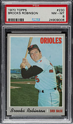 1970 Topps #230 Brooks Robinson PSA NM-MT 8