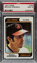 1974 Topps #160 Brooks Robinson PSA MINT 9