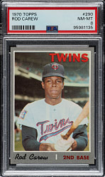 1970 Topps #290 Rod Carew PSA NM-MT 8