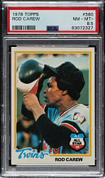 1978 Topps #580 Rod Carew PSA NM-MT+ 8.5