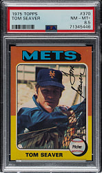 1975 Topps #370 Tom Seaver PSA NM-MT+ 8.5