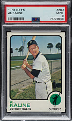 1973 Topps #280 Al Kaline PSA MINT 9
